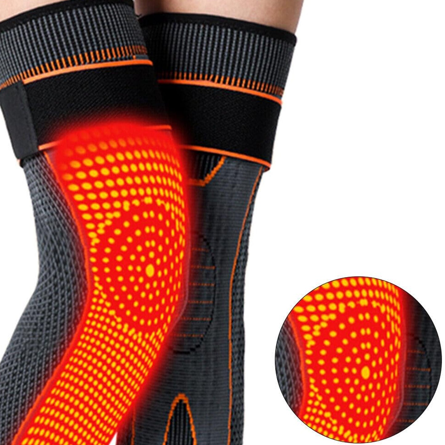 مشد ضاغط بالحرارة للركبة و الساق