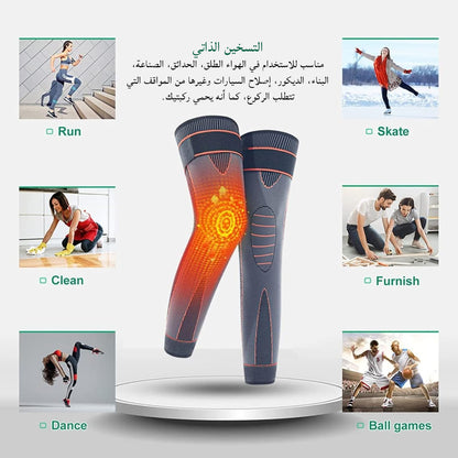 مشد ضاغط بالحرارة للركبة و الساق