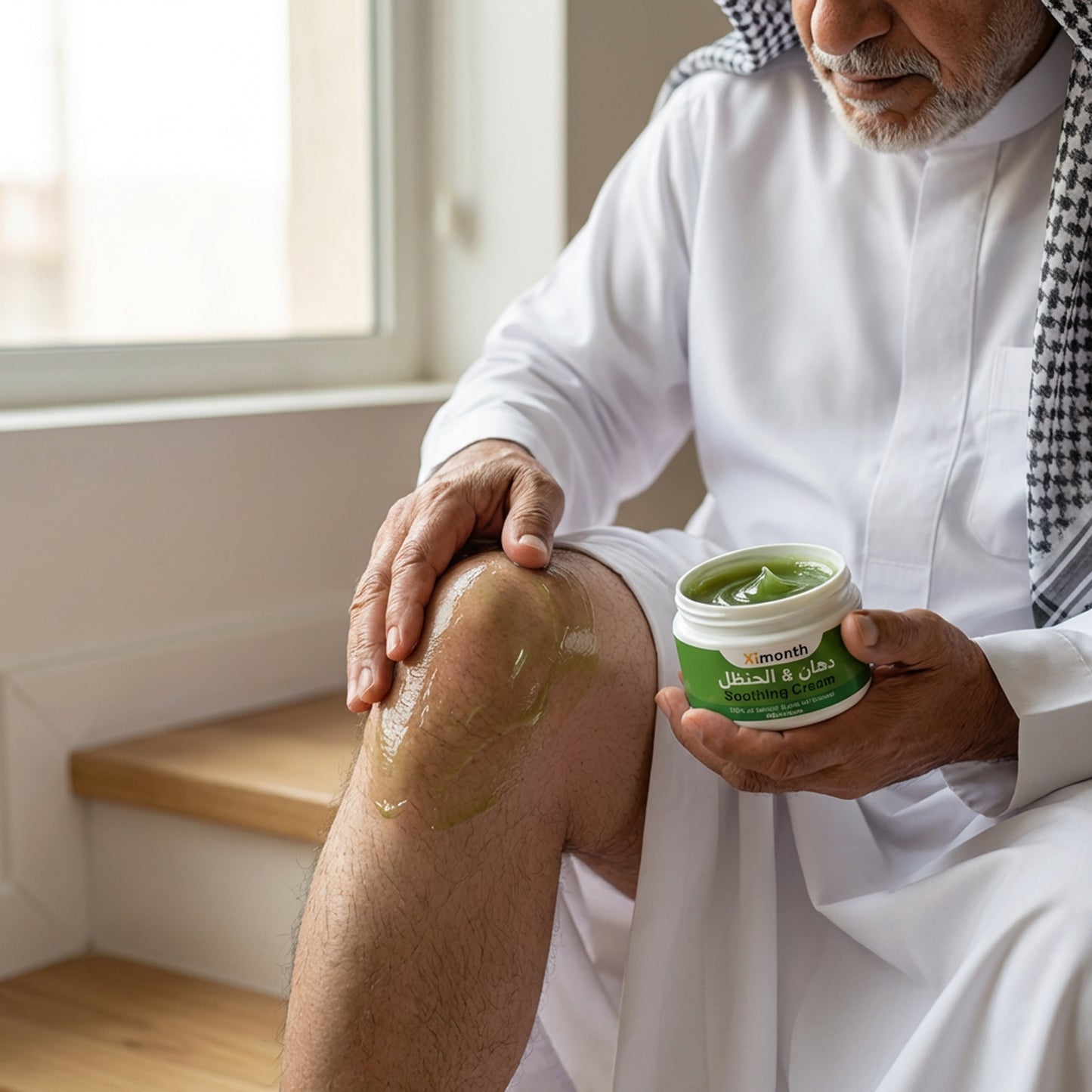 دهان الحنظل الأخضر لتخفيف آلالام الركبة